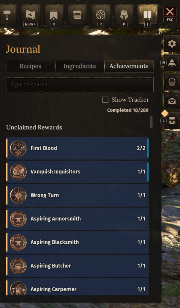paxdei achievements